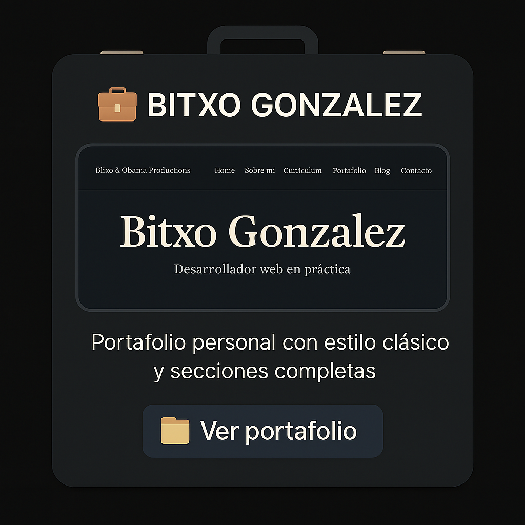 Captura de pantalla de la pagina Brieffcasse